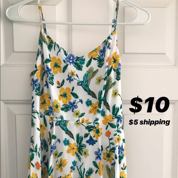 Printed tropical dress - Picture 1 of 4